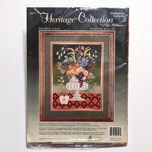 Heritage Collection Elsa Williams "The Fruit of Life" Needlepoint Cross Stitch